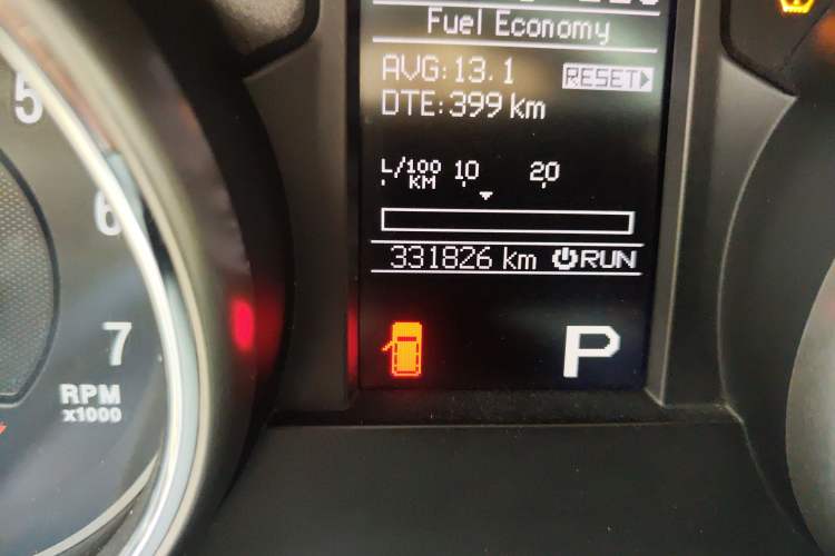 Used Jeep Grand Cherokee 2013 3.6L Comfort Edition Odometer Close Up