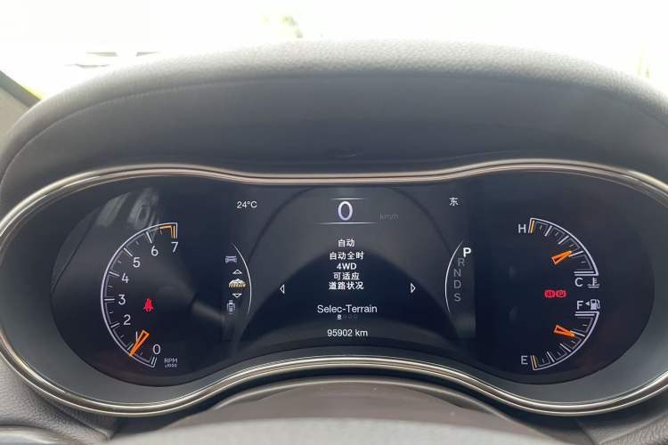 Used Jeep Grand Cherokee 2014 3.6L Flagship Prestige Edition Odometer Close Up