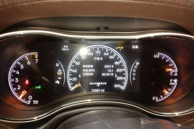 Used Jeep Grand Cherokee 2015 3.6L Luxury Navigation Edition Instrument Cluster