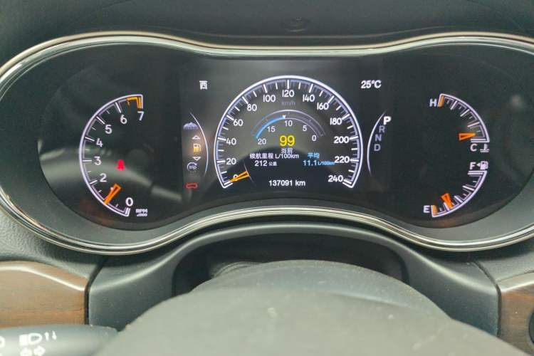 Used Jeep Grand Cherokee  Odometer Close Up