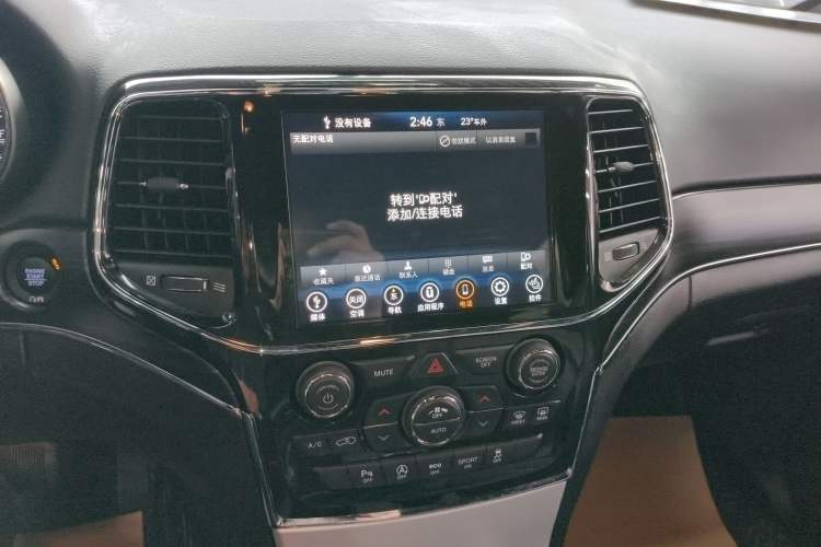 Used Jeep Grand Cherokee 2020 3.0L Elite Navigation Edition Audio And AC Panel