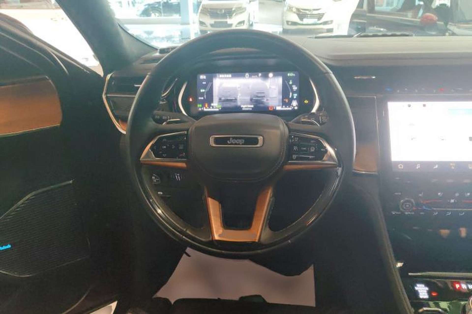 Used Jeep Grand Cherokee New Energy 2023 4xe Summit Edition Steering Wheel
