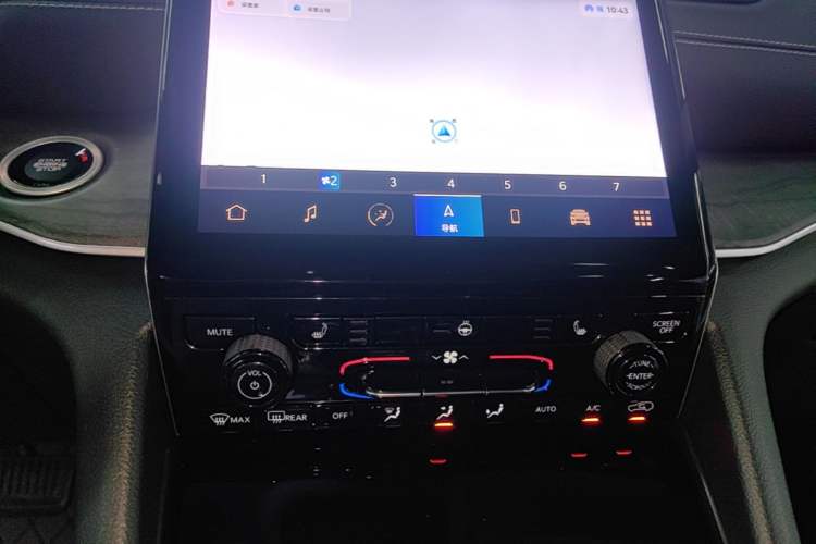 Used Jeep Grand Cherokee New Energy 2024 4xe Peak Edition Audio And AC Panel
