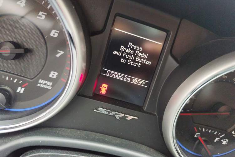 Used Jeep Grand Cherokee SRT 2012 6.4L SRT8 Odometer Close Up