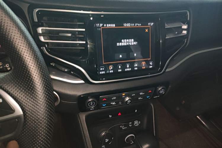 Used Jeep Grand Commander 2018 2.0T Four-Wheel Drive Premium Navigation Version China V Audio And AC Panel