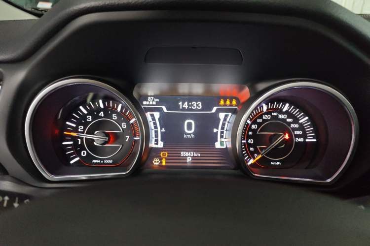 Used Jeep Grand Commander 2018 2.0T Four-Wheel Drive Enjoyment Edition China VI Instrument Cluster