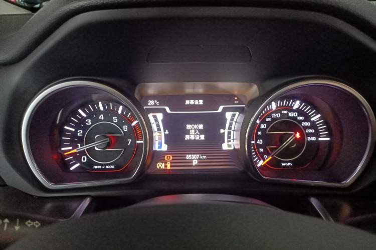 Used Jeep Grand Commander 2018 2.0T Four-Wheel Drive Enjoyment Edition China VI Instrument Cluster
