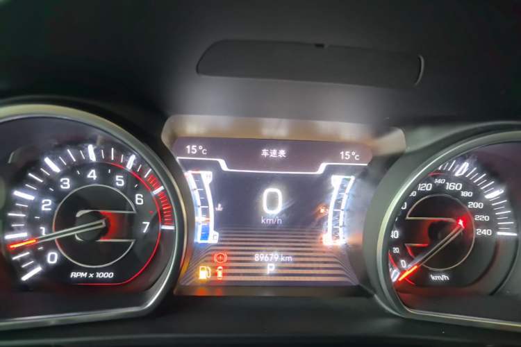 Used Jeep Grand Commander 2018 2.0T Four-Wheel Drive Premium Navigation Version China V Instrument Cluster