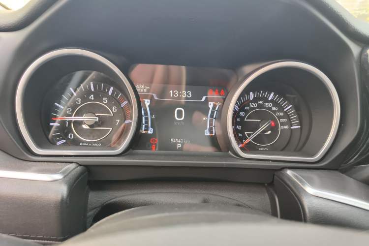 Used Jeep Grand Commander 2018 2.0T Four-Wheel Drive Enjoyment Edition China VI Instrument Cluster