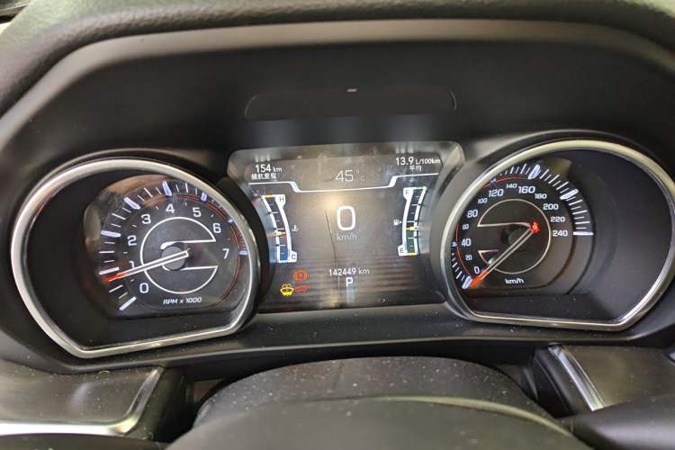 Used Jeep Grand Commander 2018 2.0T Four-Wheel Drive Smart Enjoyment Version China V Emission Standard Instrument Cluster