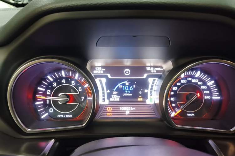 Used Jeep Grand Commander 2018 2.0T Four-Wheel Drive Enjoyment Edition China VI Instrument Cluster