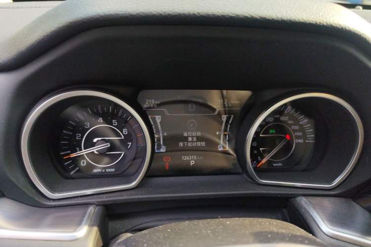 Used Jeep Grand Commander 2018 2.0T Four-Wheel Drive Smart Enjoyment Version China V Emission Standard Instrument Cluster
