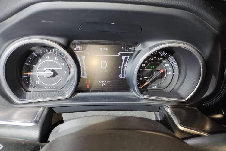 Used Jeep Grand Commander 2018 2.0T Four-Wheel Drive Enjoyment Edition China VI Instrument Cluster