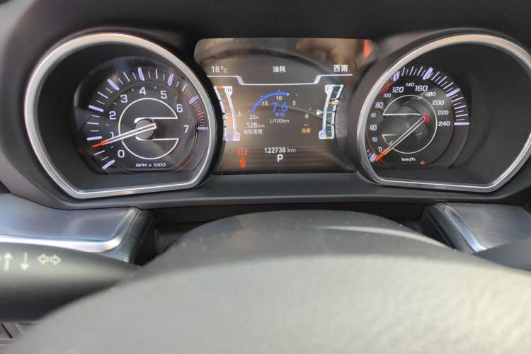 Used Jeep Grand Commander 2018 2.0T Four-Wheel Drive Enjoyment Edition China VI Odometer Close Up