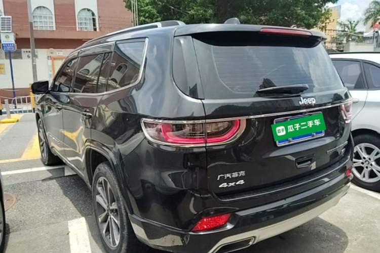 Used Jeep Grand Commander 2018 2.0T Four-Wheel Drive Smart Enjoyment Version China V Emission Standard Rear Left 45 Deg