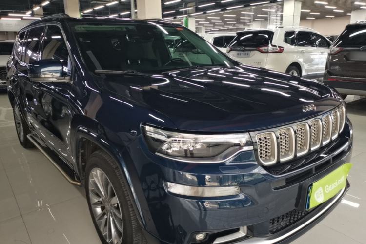 Used Jeep Grand Commander 2018 2.0T Four-Wheel Drive Luxury Edition China V Emission Standard Front Right 45 Deg