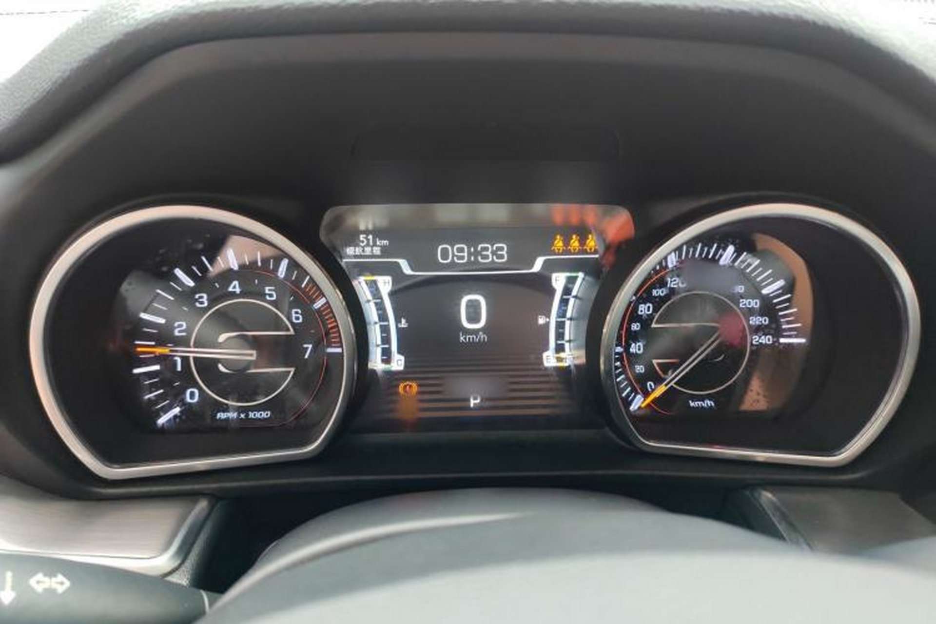 Used Jeep Grand Commander 2018 2.0T Four-Wheel Drive Enjoyment Version China V Instrument Cluster