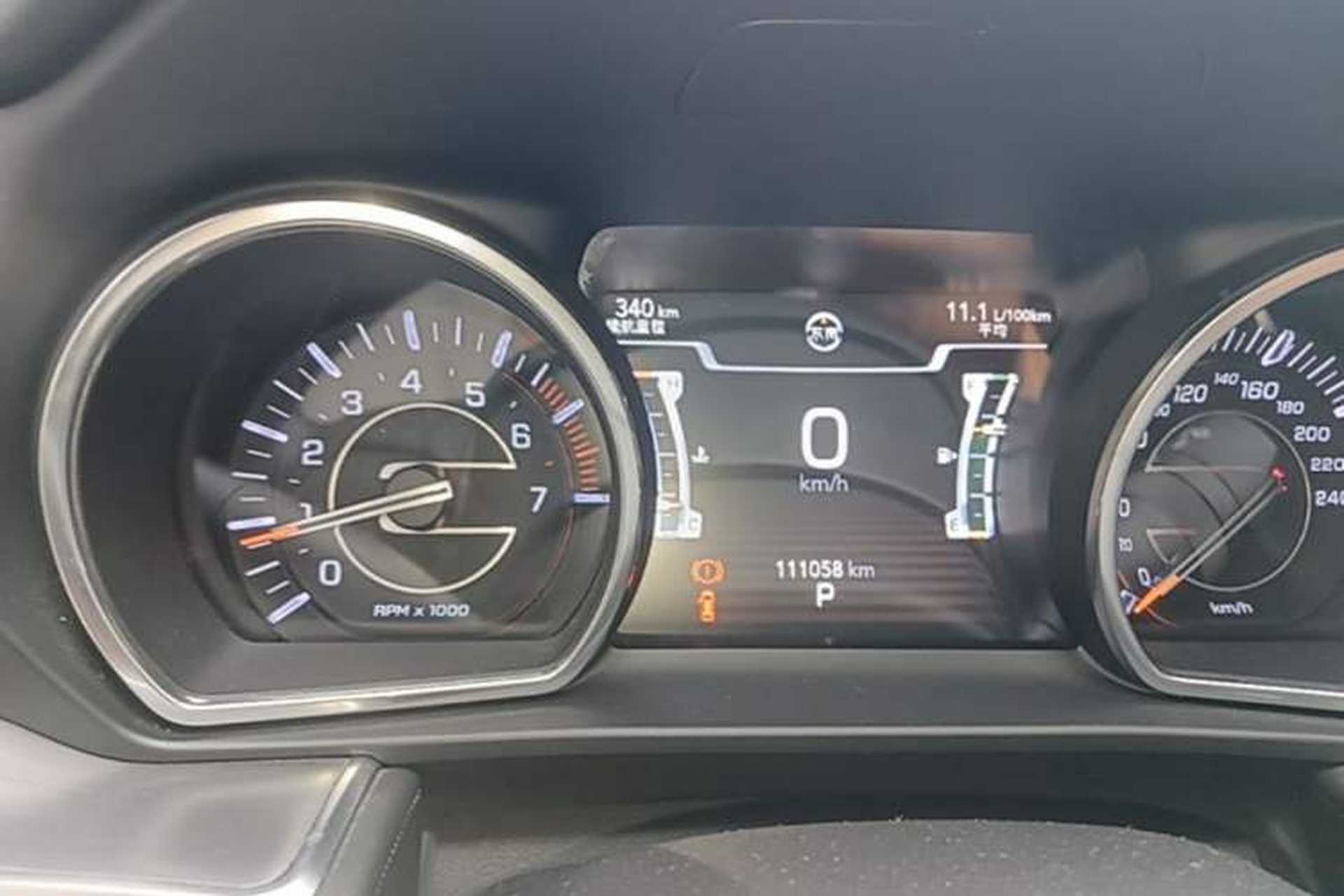 Used Jeep Grand Commander 2018 2.0T Four-Wheel Drive Smart Enjoyment Version China VI Instrument Cluster
