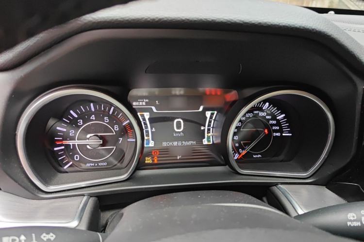 Used Jeep Grand Commander 2018 2.0T Four-Wheel Drive Smart Enjoyment Version China V Emission Standard Instrument Cluster