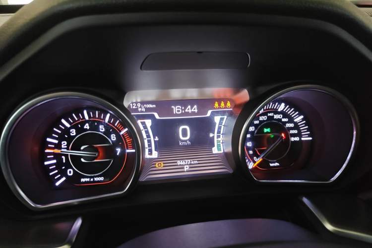 Used Jeep Grand Commander 2018 2.0T Four-Wheel Drive Premium Navigation Version China V Instrument Cluster