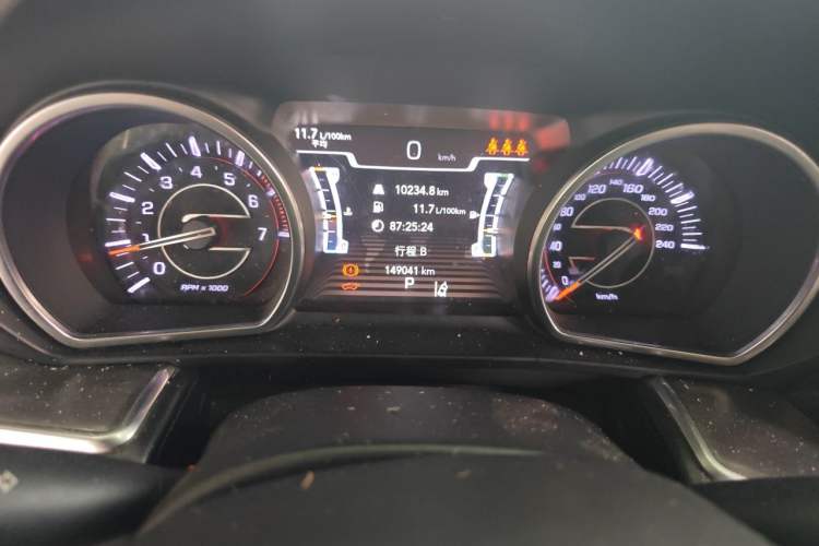 Used Jeep Grand Commander 2018 2.0T Four-Wheel Drive Smart Enjoyment Version China VI Odometer Close Up