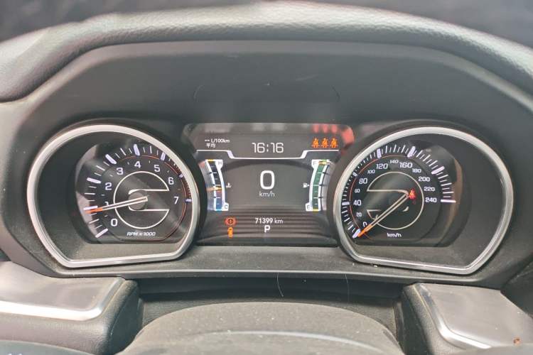 Used Jeep Grand Commander 2018 2.0T Four-Wheel Drive Enjoyment Edition China VI Instrument Cluster