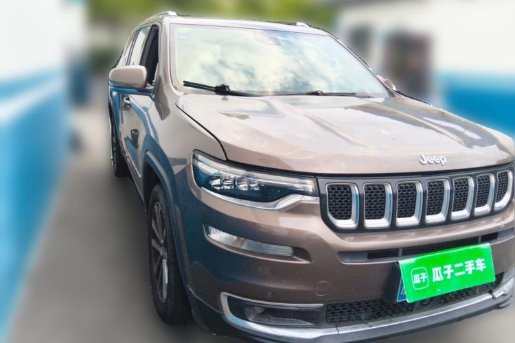 Used Jeep Grand Commander 2018 2.0T Four-Wheel Drive Premium Navigation Edition China VI Front Right 45 Deg