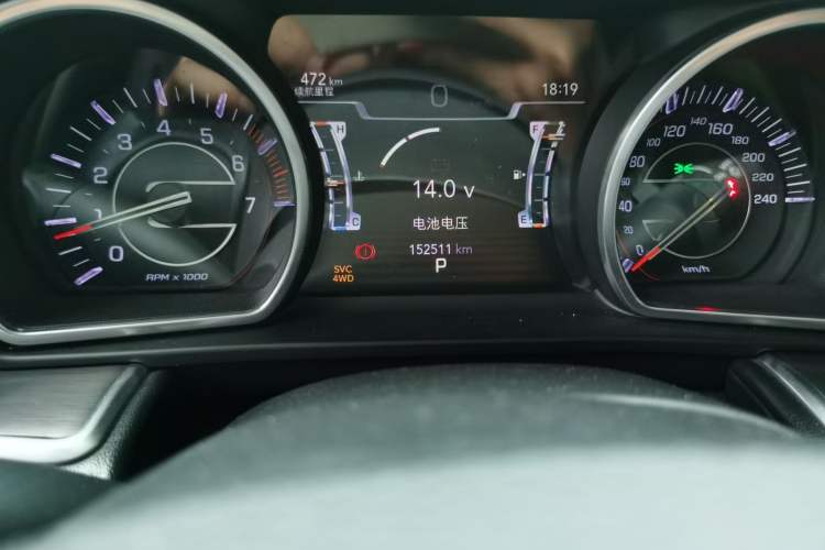 Used Jeep Grand Commander 2018 2.0T Four-Wheel Drive Prestige Edition China V Odometer Close Up