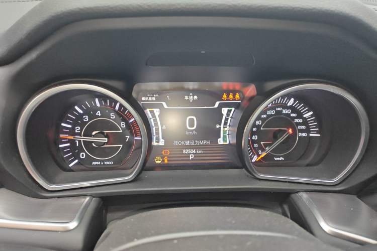 Used Jeep Grand Commander 2018 2.0T Four-Wheel Drive Smart Enjoyment Version China VI Instrument Cluster