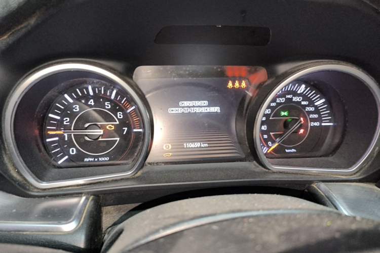 Used Jeep Grand Commander 2018 2.0T Four-Wheel Drive Prestige Edition China V Instrument Cluster