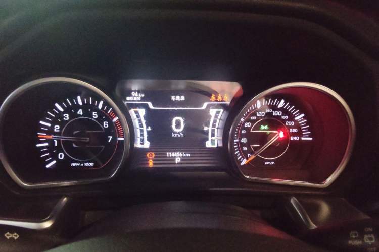 Used Jeep Grand Commander 2018 2.0T Four-Wheel Drive Premium Navigation Version China V Instrument Cluster