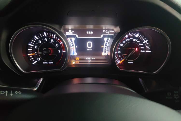 Used Jeep Grand Commander 2018 2.0T Four-Wheel Drive Prestige Edition China V Odometer Close Up
