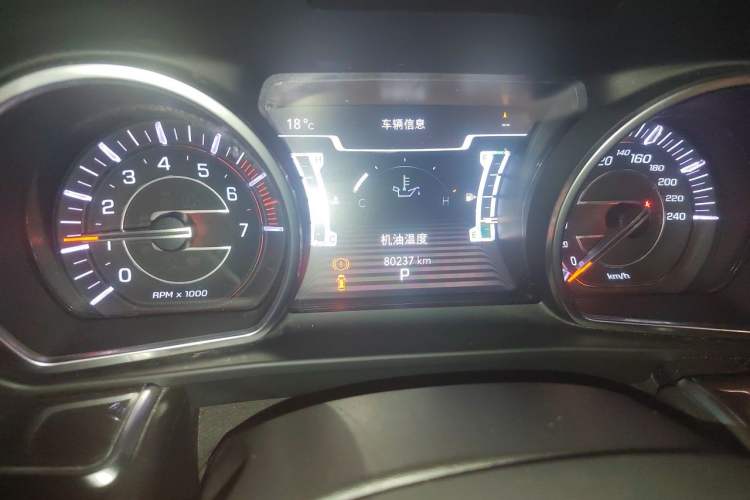 Used Jeep Grand Commander 2018 2.0T Four-Wheel Drive Enjoyment Version China V Odometer Close Up