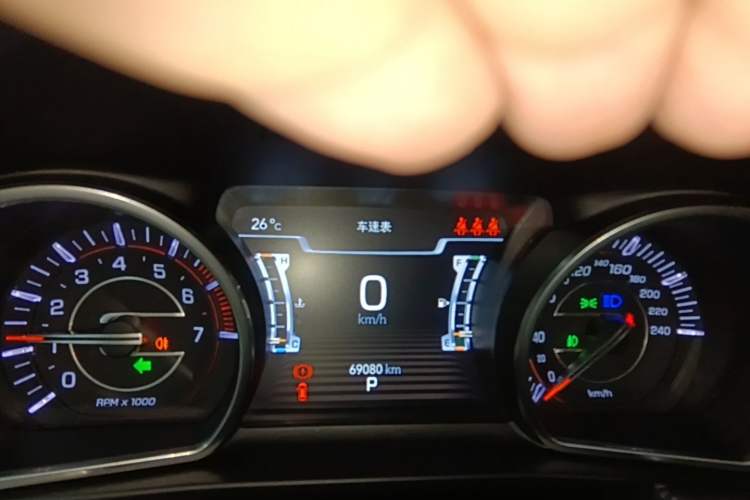 Used Jeep Grand Commander 2020 2.0T Four-Wheel Drive Elite Edition Instrument Cluster