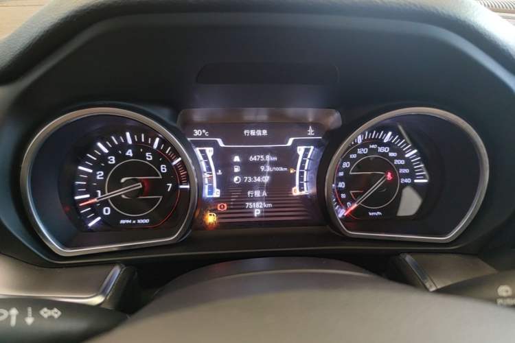 Used Jeep Grand Commander 2020 2.0T Two-Wheel Drive Elite Version Instrument Cluster