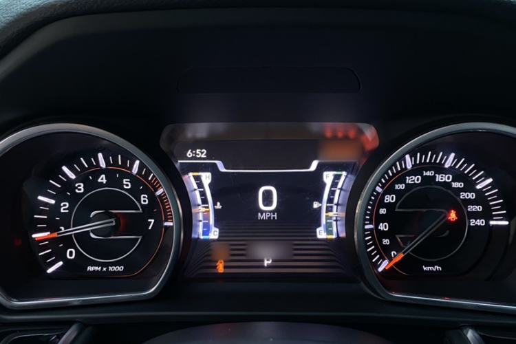 Used Jeep Grand Commander 2020 2.0T Four-Wheel Drive Night Eagle Edition Instrument Cluster
