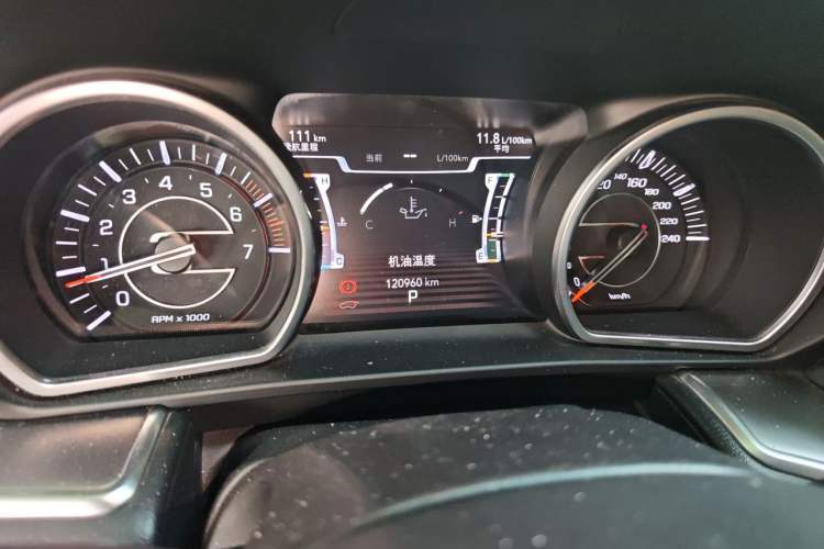 Used Jeep Grand Commander 2020 2.0T Four-Wheel Drive Elite Edition Odometer Close Up