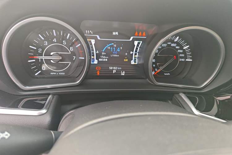 Used Jeep Grand Commander 2020 2.0T Four-Wheel Drive Night Eagle Edition Odometer Close Up