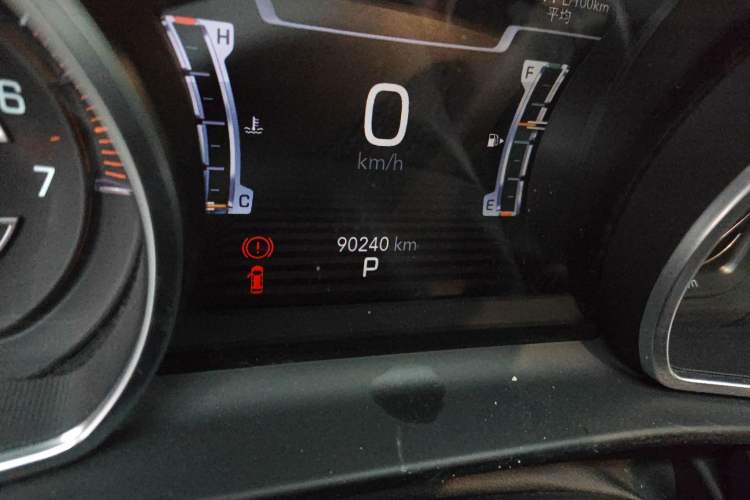 Used Jeep Grand Commander 2020 2.0T Four-Wheel Drive Night Eagle Edition Odometer Close Up