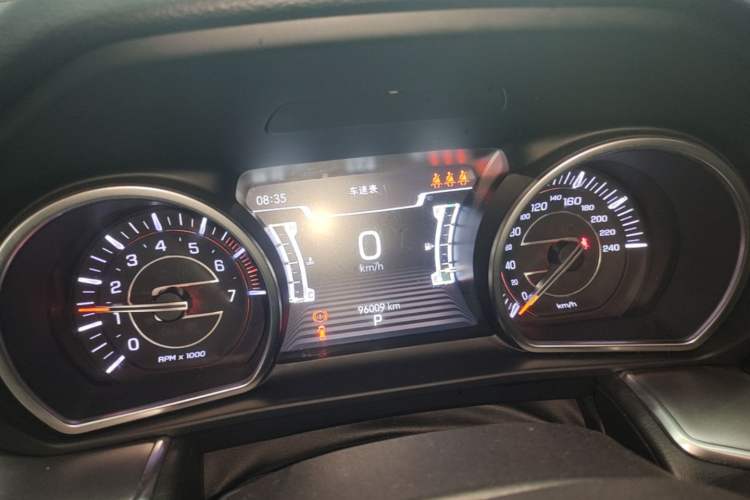 Used Jeep Grand Commander 2020 2.0T Two-Wheel Drive Elite Version Instrument Cluster
