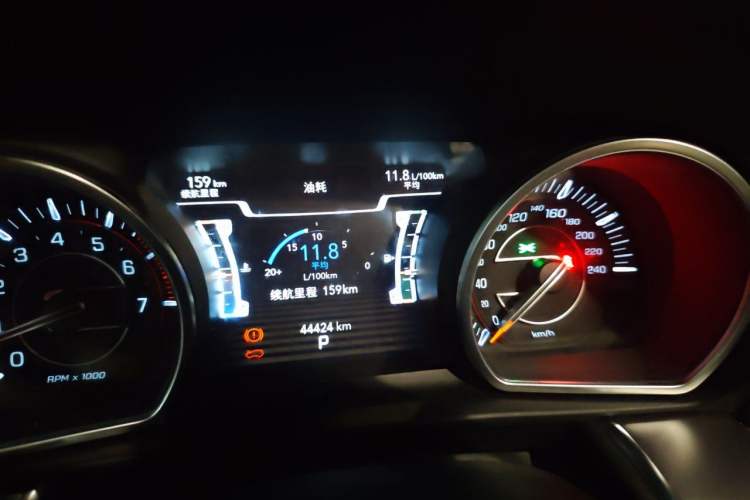 Used Jeep Grand Commander 2022 2.0T Four-Wheel Drive Luxury Edition Instrument Cluster