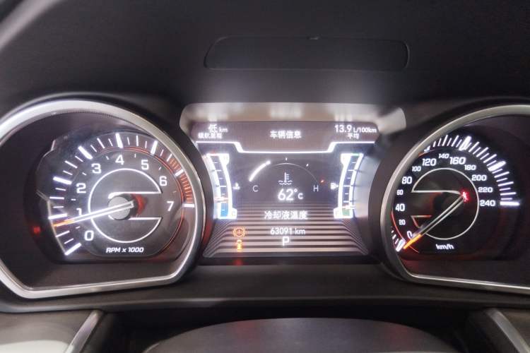 Used Jeep Grand Commander 2022 2.0T Two-Wheel Drive Luxury Version Instrument Cluster