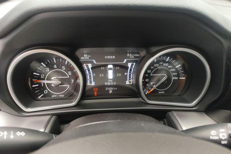 Used Jeep Grand Commander 2022 2.0T Two-Wheel Drive Elite Version Instrument Cluster