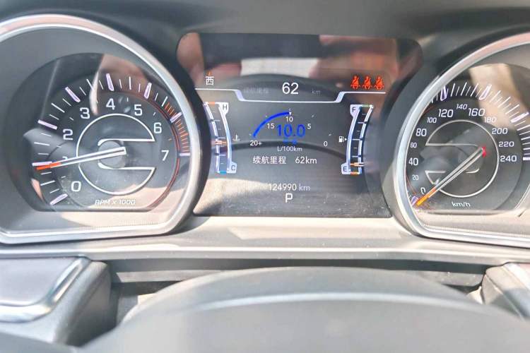 Used Jeep Grand Commander 2022 2.0T Two-Wheel Drive Luxury Version Odometer Close Up