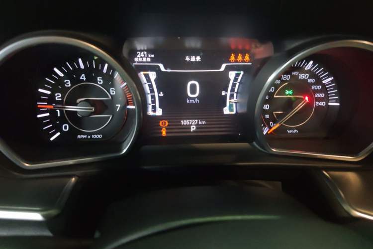 Used Jeep Grand Commander 2022 2.0T Two-Wheel Drive Luxury Version Odometer Close Up