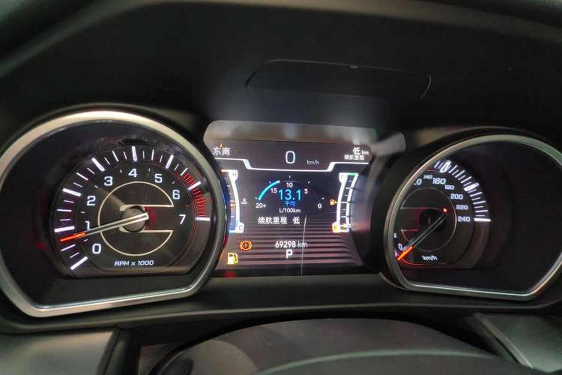 Used Jeep Grand Commander 2022 2.0T Two-Wheel Drive Elite Version Instrument Cluster