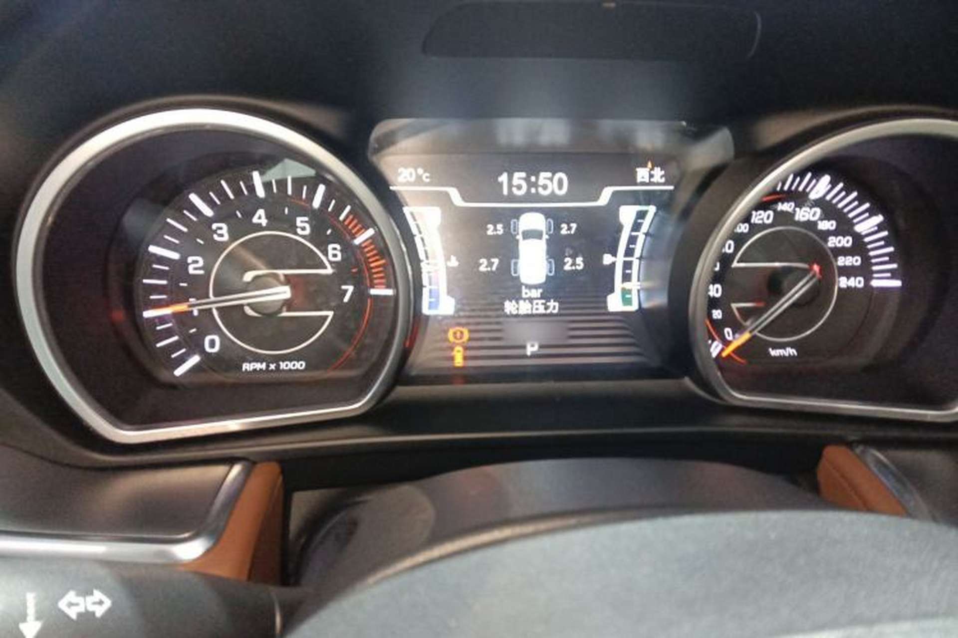 Used Jeep Grand Commander 2022 2.0T Four-Wheel Drive Luxury Edition Instrument Cluster