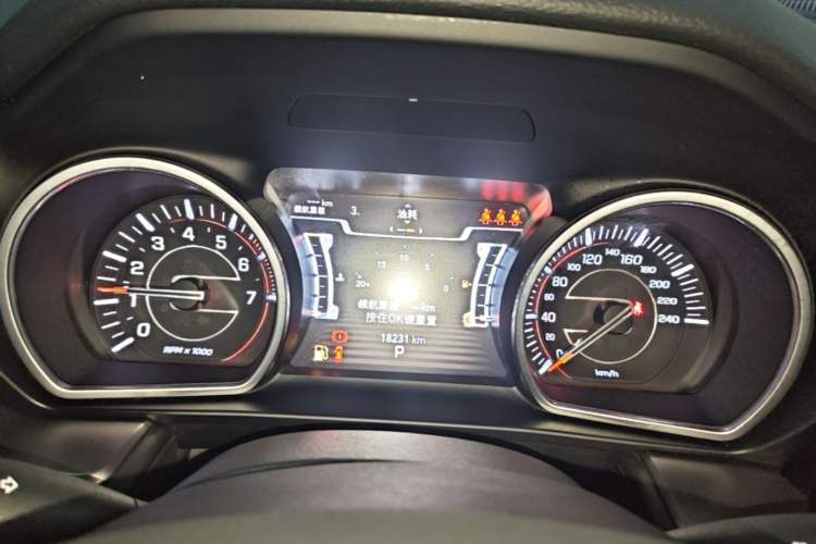 Used Jeep Grand Commander 2022 2.0T Two-Wheel Drive Elite Version Instrument Cluster