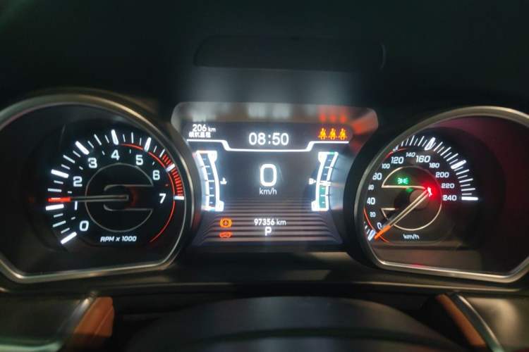 Used Jeep Grand Commander 2022 2.0T Four-Wheel Drive Luxury Edition Instrument Cluster