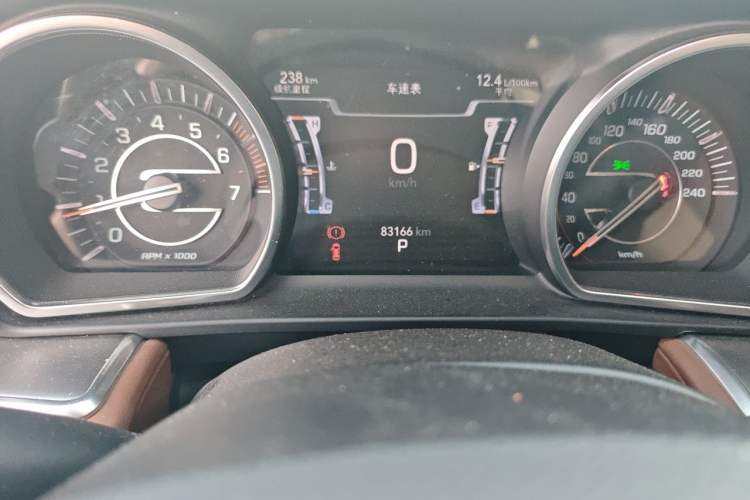 Used Jeep Grand Commander 2022 2.0T Four-Wheel Drive Luxury Edition Odometer Close Up